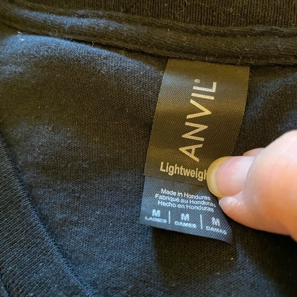 Anchorman SS Black Tee Sz M - Picture 3 of 3